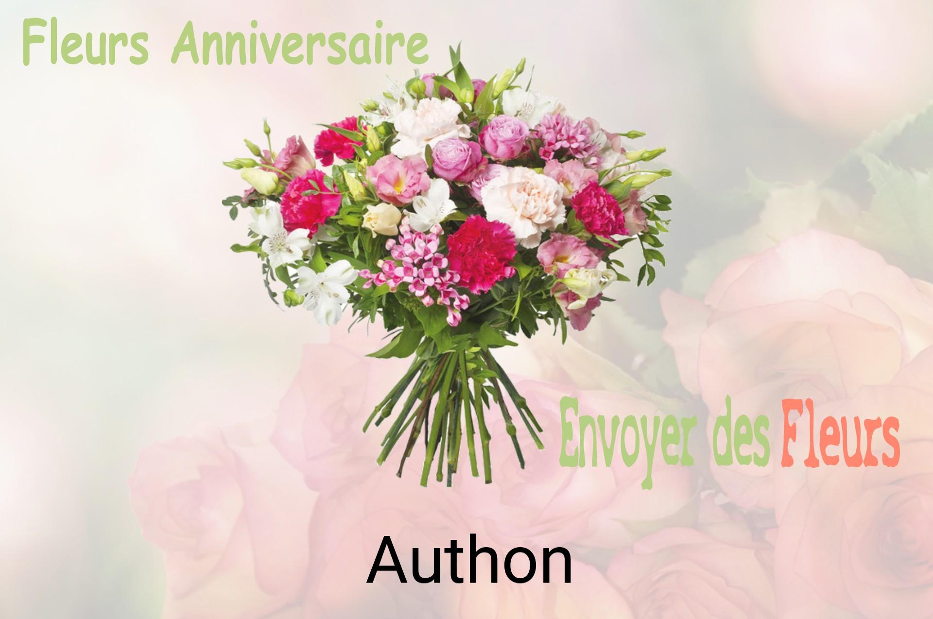Bouquet de fleurs d’anniversaire livré à Authon